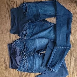 Old Navy maternity jeans bundle